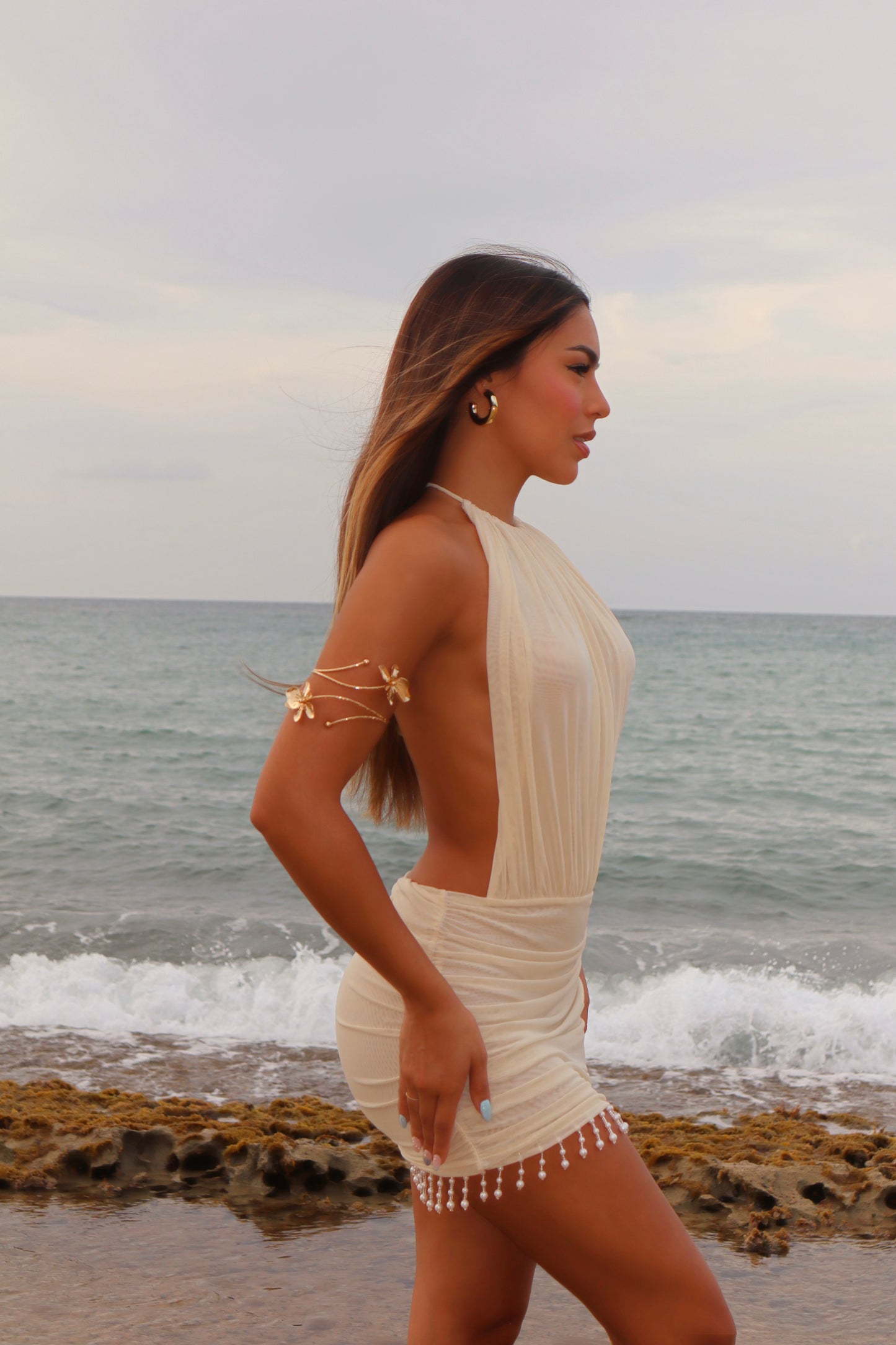 OLA PERLADA - Mini dress