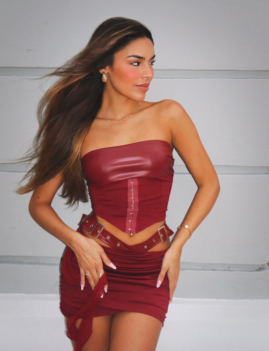 VELVET LEATHER - Set